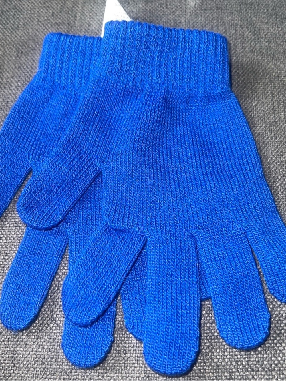 Classic Men’s Knit Gloves - Blue